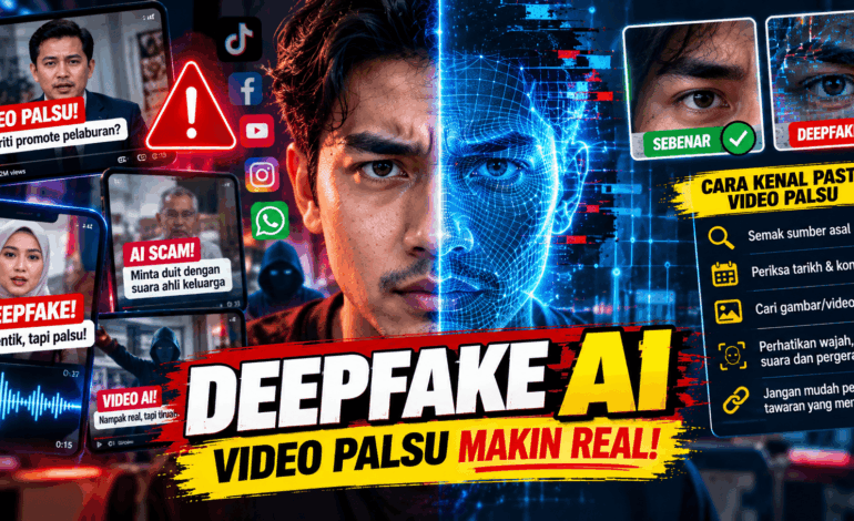 Apa Itu Deepfake AI dan Bagaimana Nak Kenal Pasti Video Palsu?