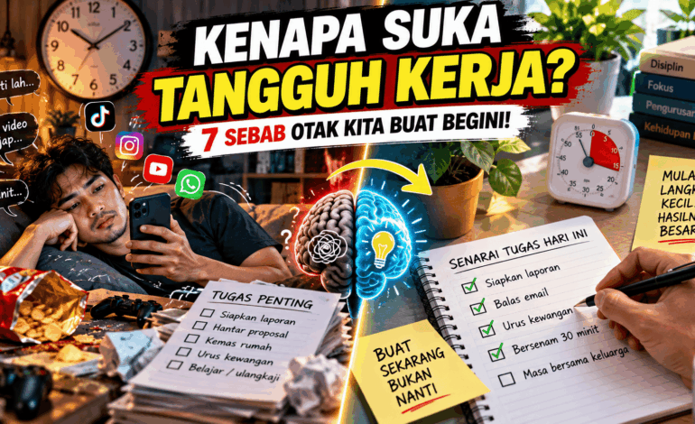 Kenapa Kita Selalu Tangguh Kerja Walaupun Tahu Ia Penting?