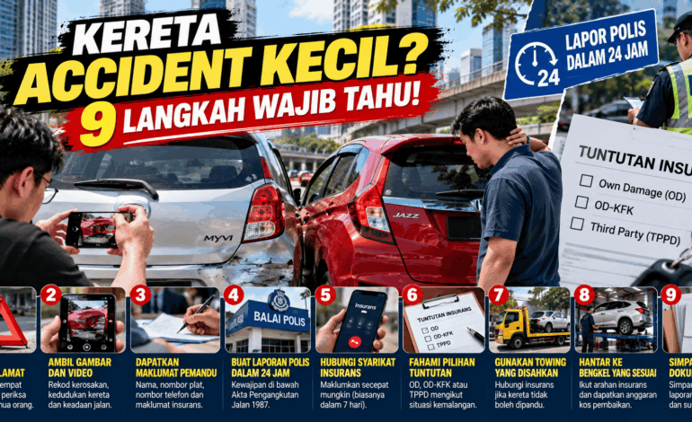 Apa Perlu Buat Jika Kereta Terlibat Kemalangan Kecil?