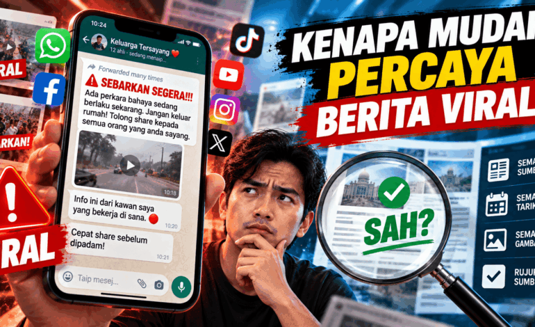 Kenapa Kita Mudah Percaya Berita Viral Walaupun Belum Disahkan?